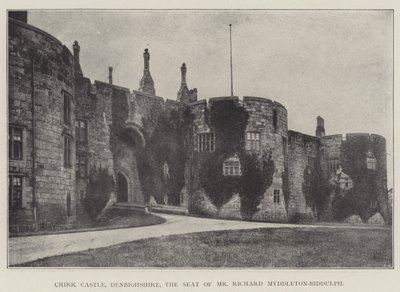 Chirk Kalesi, Denbighshire, Bay Richard Myddleton-Biddulph