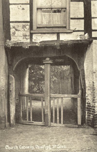 Kilise Geçidi, Chalfont St Giles, Buckinghamshire (s/b fotoğraf) by English Photographer