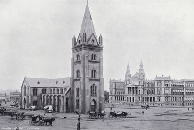 Kilise Meydanı, Pretoria (s/b fotoğraf) by English Photographer
