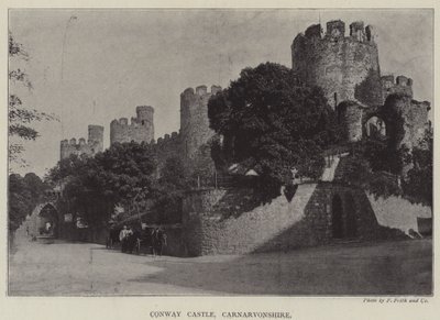 Conway Kalesi, Carnarvonshire by English Photographer