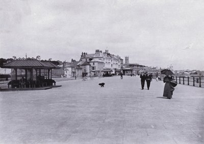 Cornwall: The Promenade, Penzance (s/b fotoğraf) by English Photographer