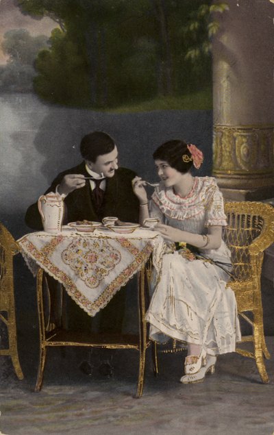 Çift birlikte yemek by English Photographer