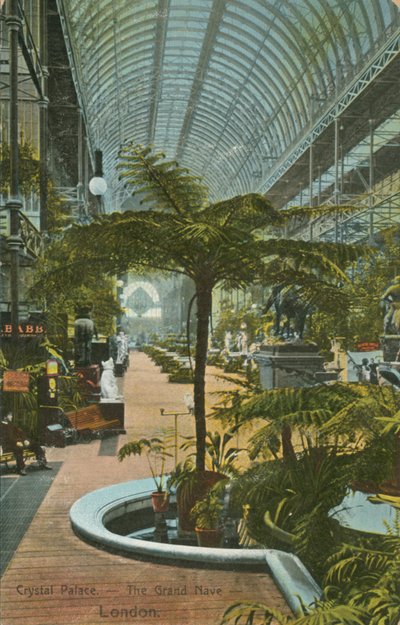 Crystal Palace, The Grand Nave, Londra by English Photographer