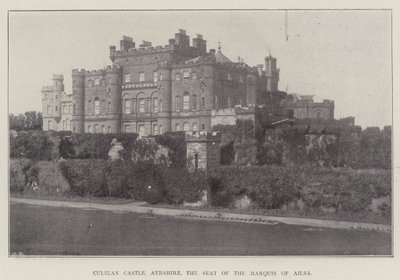 Culzean Kalesi, Ayrshire, Ailsa Markisinin Koltuğu by English Photographer