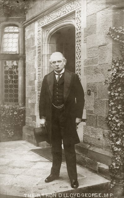 David Lloyd George, Galli Liberal politikacı (s/b fotoğraf) by English Photographer