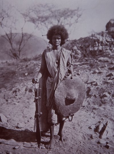 Derviş Hademdowah savaşçısı, Sudan by English Photographer