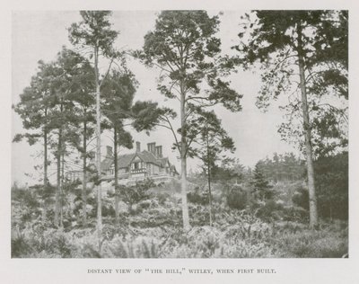 İlk inşa edildiğinde The Hill, Witley, Surrey