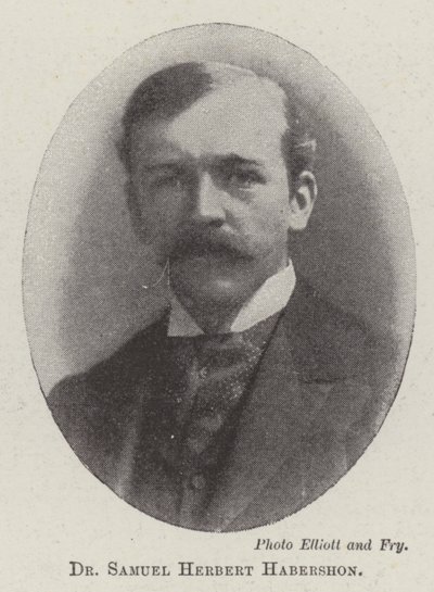 Dr.Samuel Herbert Habershon by English Photographer