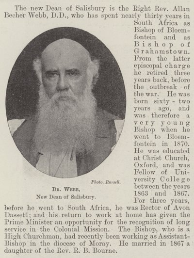 Dr Webb, Salisbury