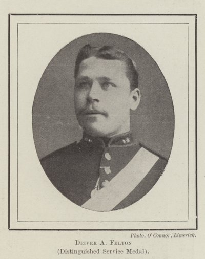 Sürücü A Felton, Üstün Hizmet Madalyası by English Photographer