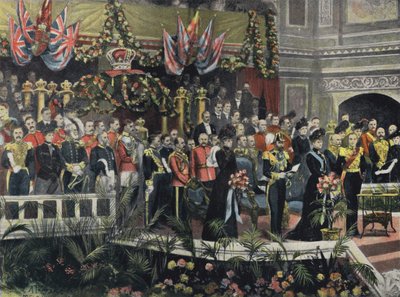 Duke of York İlk Federal Parlamentoyu Açıyor, Avustralya (renkli fotoğraf) by English Photographer