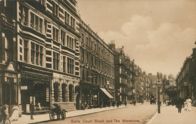 Earls Court Yolu ve The Mansions, Londra by English Photographer