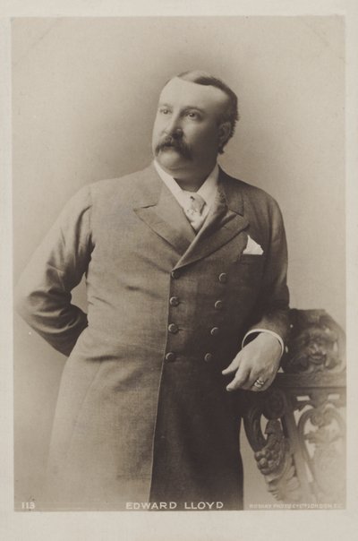 Edward Lloyd, İngiliz tenor by English Photographer