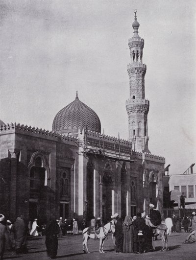 Mısır: Mosque-Es-Seiydeh Zenab, Our Lady Zenab (s/b fotoğraf) by English Photographer