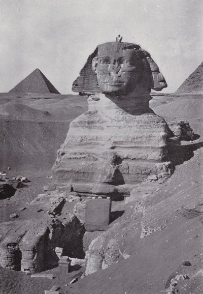 Mısır: Sphynx (s/b fotoğraf) by English Photographer