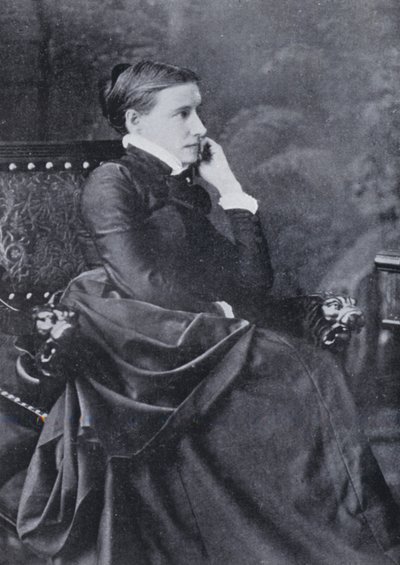 Elizabeth Stuart Phelps Ward (s/b fotoğraf) by English Photographer