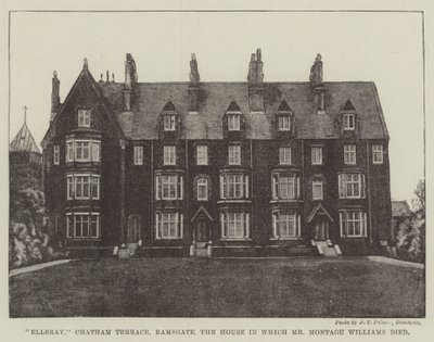 Elleray, Chatham Terrace, Ramsgate, Bay Montagu Williams