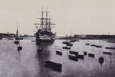 Giriş Portsmouth Limanı (s/b fotoğraf) by English Photographer