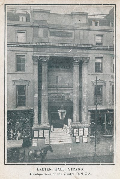 Exeter Hall, Strand, Merkez YMCA