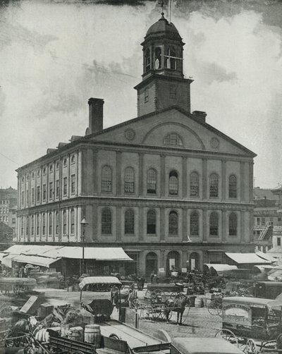 Faneuil Hall, Boston (s/b fotoğraf) by English Photographer