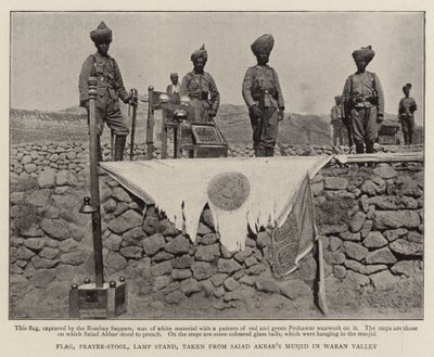 Bayrak, Namaz Taburesi; Lamba Standı; Warren Valley