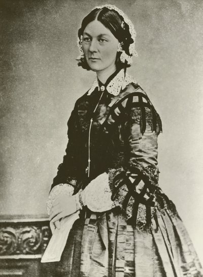 Florence Nightingale, İngiliz hemşirelik öncüsü by English Photographer