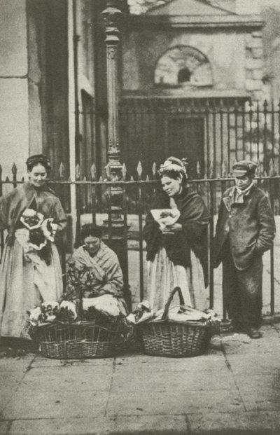 Çiçek satıcıları, Covent Garden, Londra by English Photographer