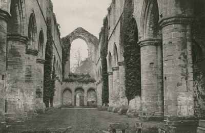 Çeşmeler Abbey, Nave, Batıya Bakmak by English Photographer