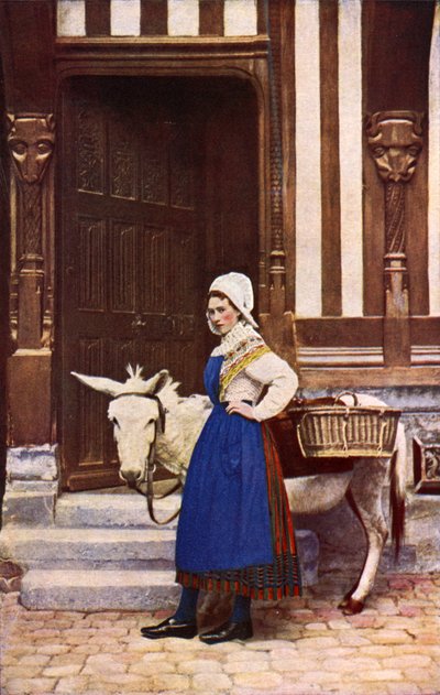 Fransa: Bir Normandiya çiçeği (renkli fotoğraf) by English Photographer