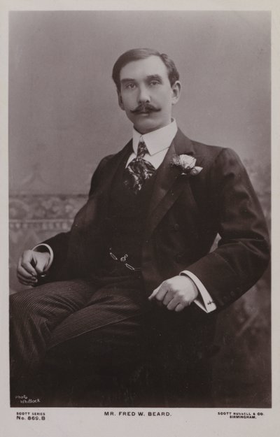 Fred W Beard, İngiliz müzisyen by English Photographer