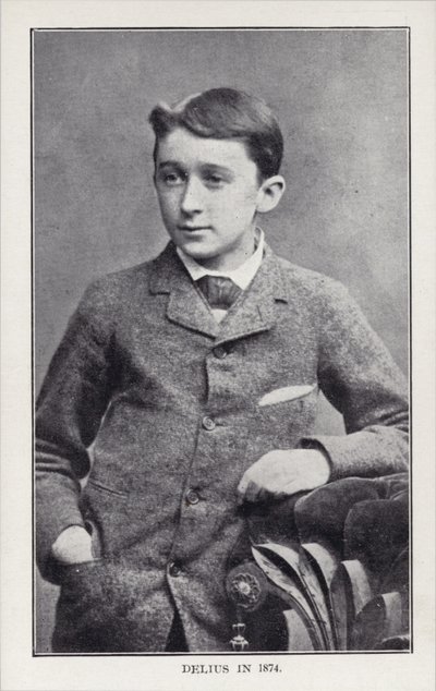 1874 yılında Frederick Delius by English Photographer