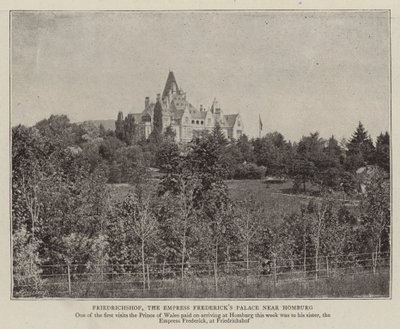 Friedrichshof, Homburg yakınlarındaki İmparatoriçe Fredericks Sarayı by English Photographer