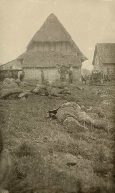 Birinci Dünya Savaşı, Batı Cephesi, 1914-18 ile ilgili 134 fotoğraftan oluşan bir albümden by English Photographer