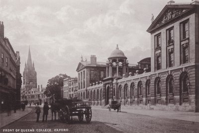 Queens College Önü, Oxford by English Photographer