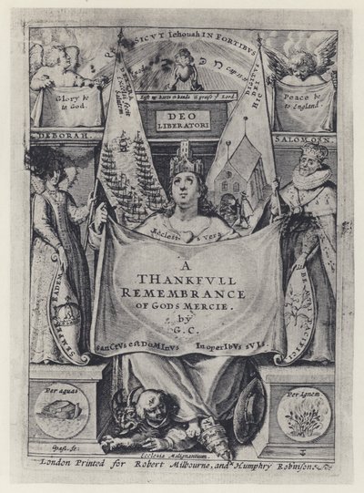 G Carleton, A Thankfull Remembrance, R Mylbourn ve H Robinson 1624 (s/b fotoğraf) by English Photographer