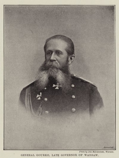 General Gourko, Varşova Valisi by English Photographer