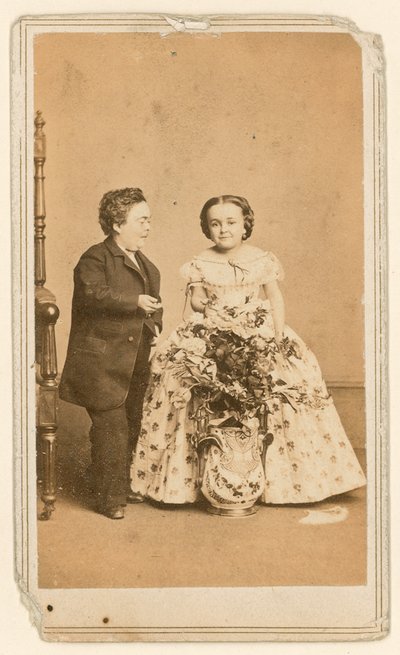General Tom Thumb ve eşi by English Photographer