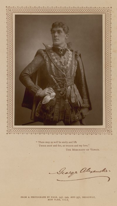 George Alexander, oyuncu by English Photographer