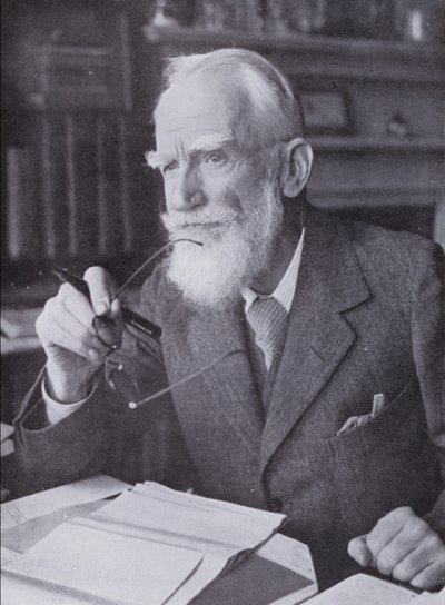 George Bernard Shaw (s/b fotoğraf) by English Photographer
