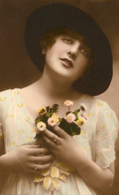 Glamour postcard by English Photographer