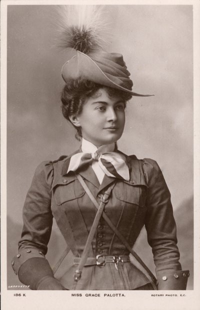 Grace Palotta, Avusturya doğumlu tiyatro oyuncusu, müzikal komedi The Messenger Boy