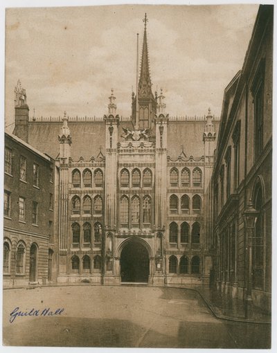 Guildhall, Londra. Viktorya dönemi fotoğrafı by English Photographer