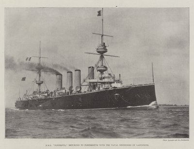 HMS Powerful, Ladysmith Deniz Savunucuları ile Portsmouth