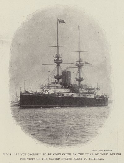 HMS Prince George, Birleşik Devletler Filosunun Spithead
