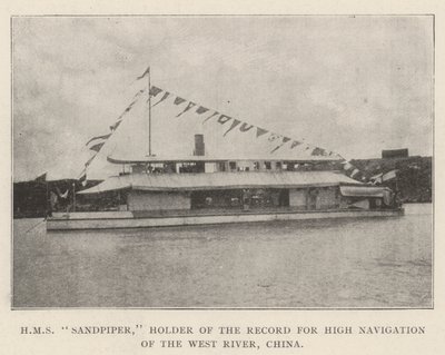 HMS Sandpiper, Batı Nehri, Çin