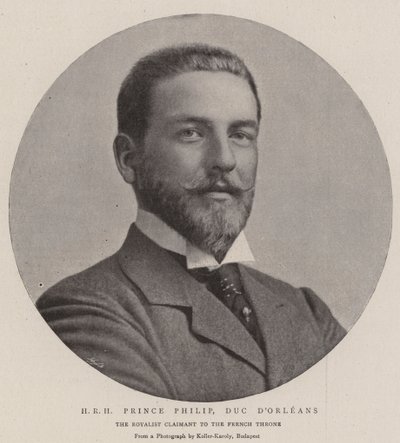 SAİK Prens Philip, Duc dOrleans by English Photographer