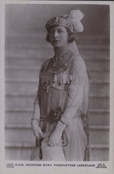 SAİK Prenses Mary, Vikontes Lascelles (s/b fotoğraf) by English Photographer