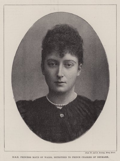 SAİK Galler Prensesi Maud, Danimarka Prensi Charles ile nişanlı by English Photographer