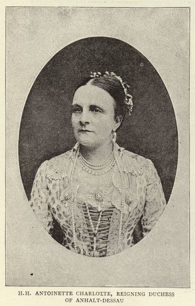 HH Antoinette Charlotte, Anhalt-Dessau