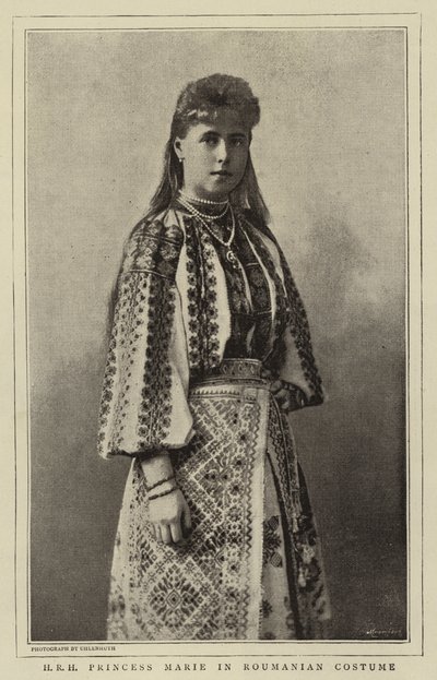 H R H Rumen Kostümlü Prenses Marie by English Photographer